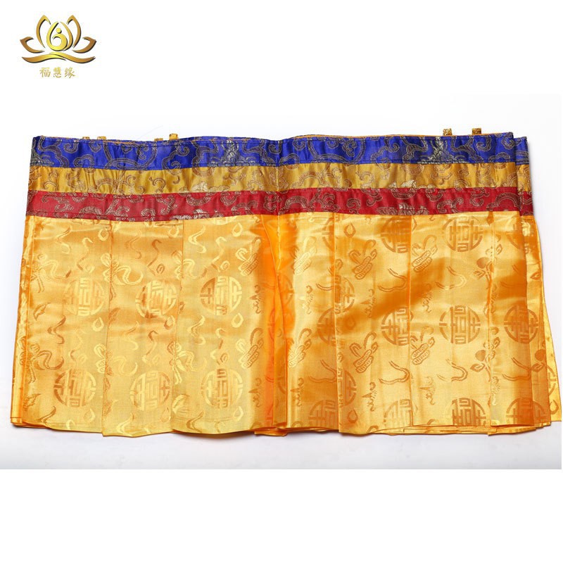 Tibetan Buddhist Altar Cloth Wall Hanging Table Skirt Decoration 5m
