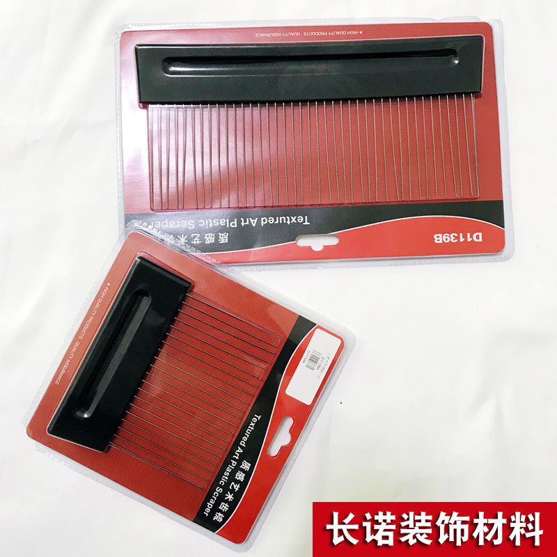 Stainless Steel Texture Comb for Artistic Paint Finishes