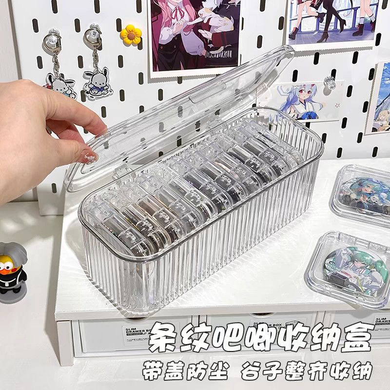 Badge Display Storage Box with Moisture-proof and Dust-proof Seal