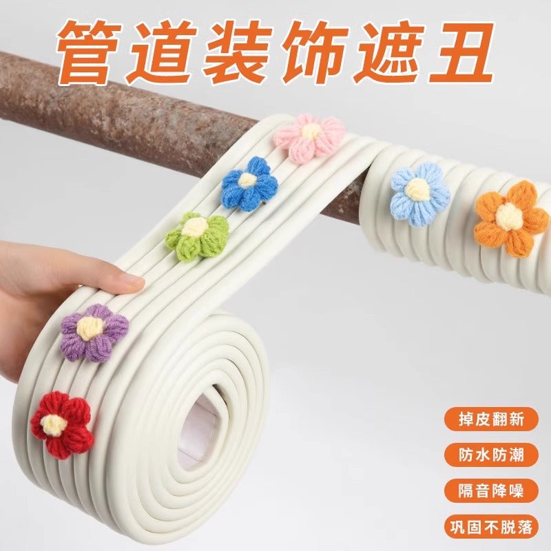 Self-Adhesive Pipe Insulation Wrap for Soundproofing and Concealment