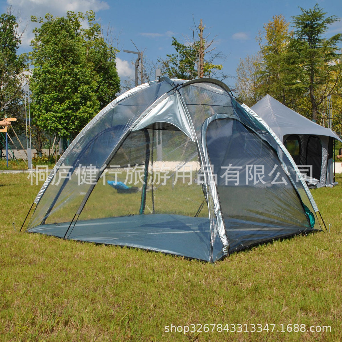 Outdoor Sunroom Greenhouse Tent - Portable Windproof Rainproof Shelter for Plants, Stalls, and Relaxation