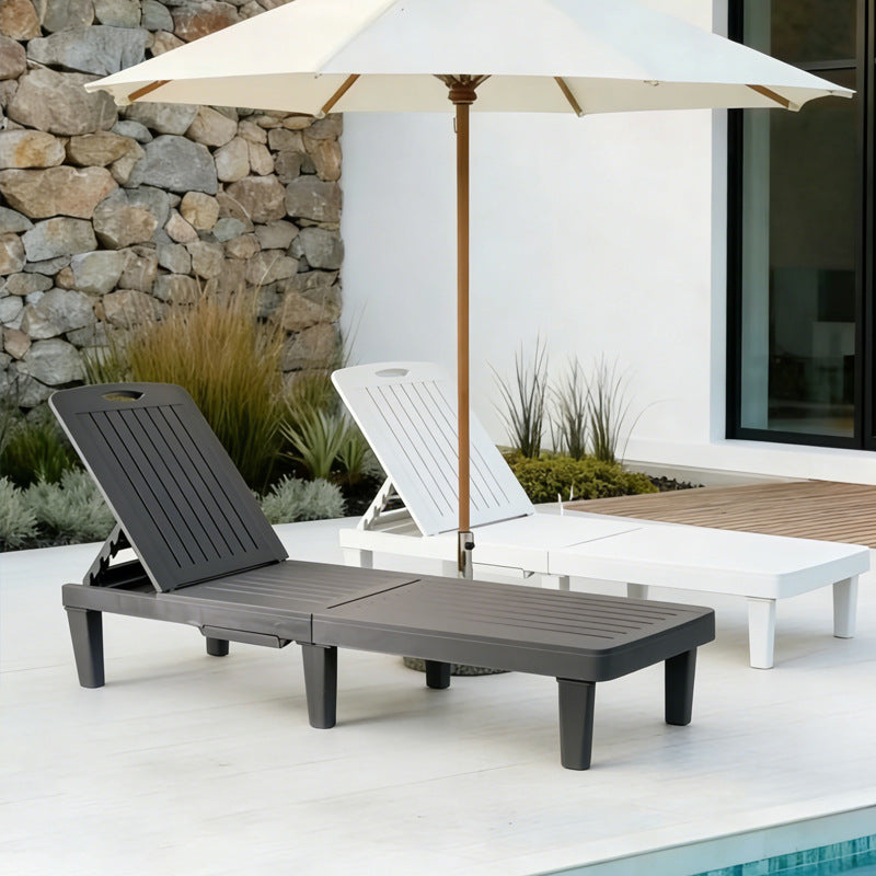Outdoor Folding Recliner for Patio, Pool, and Beach