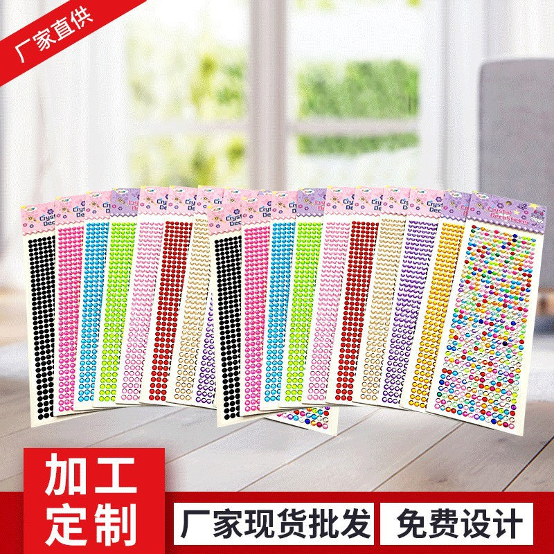Christmas Acrylic Diamond Stickers for Kids DIY Decoration, Party Performance, Water Cups, Photo Frames