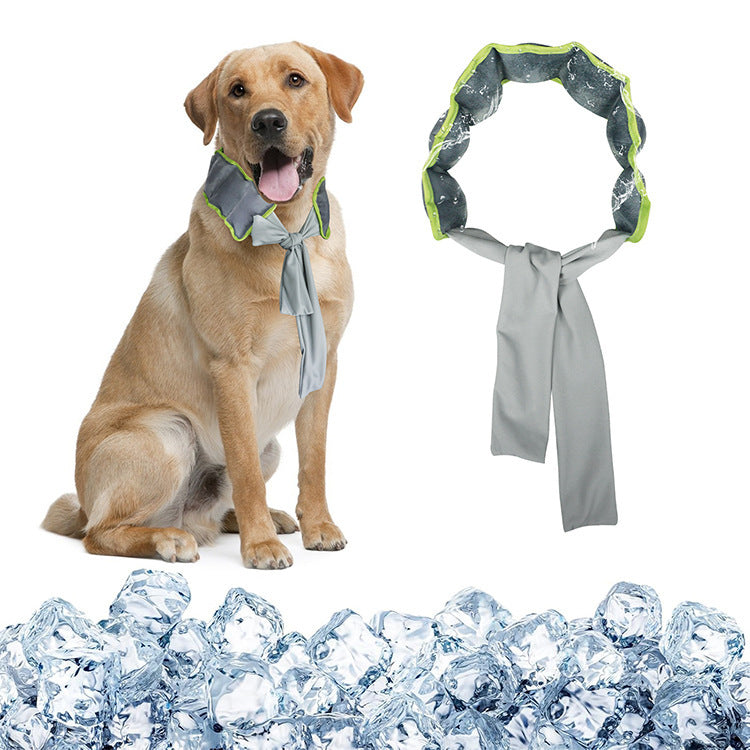 Pet Cooling Scarf for Cats and Dogs, Summer Long-Lasting Cooling Collar