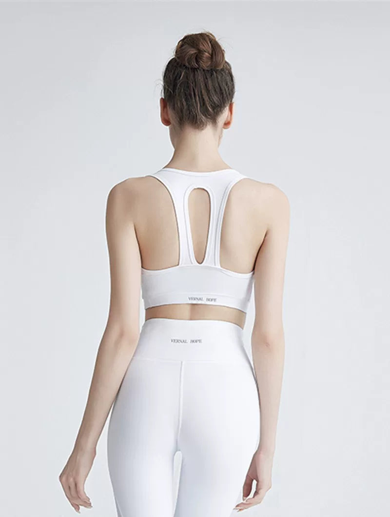 Women's Professional Sports Bra for Yoga, Running, and Fitness - Shockproof, Elastic, Quick-Dry, and Backless Design