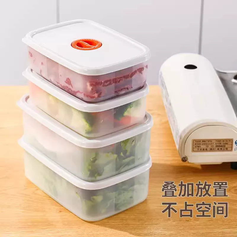 Microwaveable Fruit Lunch Box Food Storage Container for Refrigerator and Takeaway