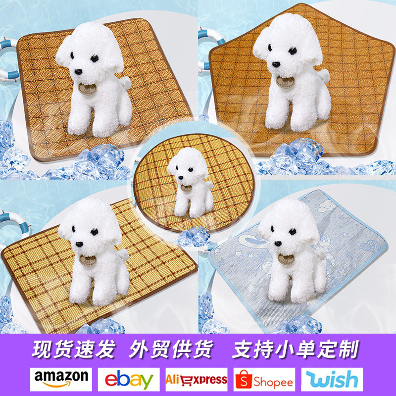 Pet Cooling Mat Scratch-Resistant Breathable Summer Pad for Cats and Dogs