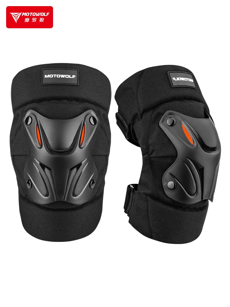 Motorcycle Knee and Elbow Protector Set for All Seasons, CE Certified