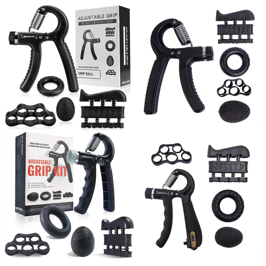 Hand Grip Strengthener Kit with Finger Exerciser and Counter