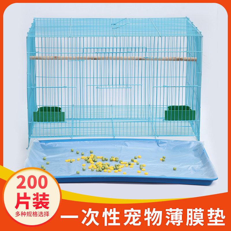 Disposable Bird Cage Liners for Parrot Waste Trays, Absorbent Pet Diaper Pads