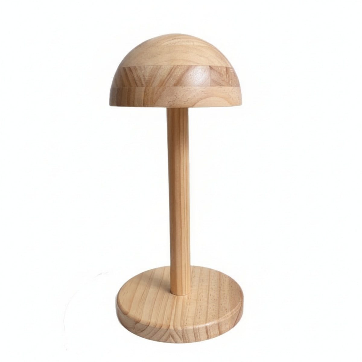 Smooth Wooden Hat display Stand Dome Hat Stand