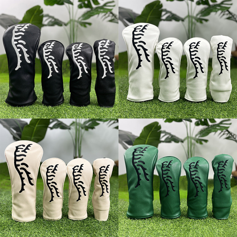 PU Golf Club Headcover with Tiger Design for Driver