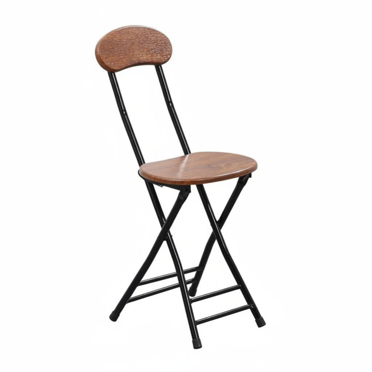 Foldable Padded foldable Chair With rear supportrest Portable Furniture Thickened Frame Temporary Seating Space-Saving for Students, Travelers, Dormitory, Dining Room, Balcony, Study