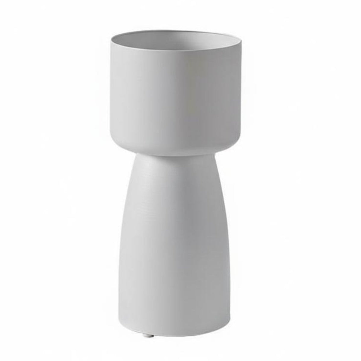 Metal Plant Stand Artistic Piece Modern Pedestal Planter Stable Base Minimalist Floor Pot for Living Room, Office