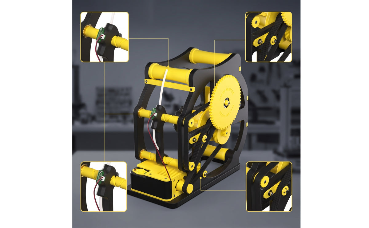 Compact Electric Filament Winder Open-Frame Filament Winder Machine Tangleuntangled Desktop Wire Winding Machine for 3D Printing Enthusiasts, Makers, Makerspaces, Workshops