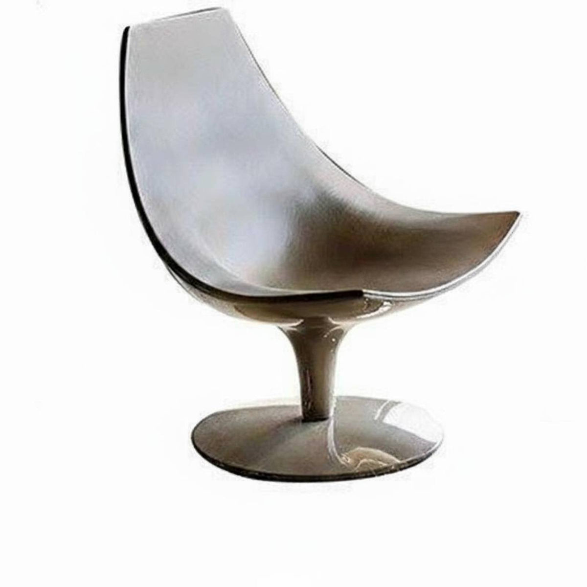 Dome-Shaped Dome Chair Light Luxury Upholstered Armchair Nordic Inspired Crafted Aesthetic for Interior Designers