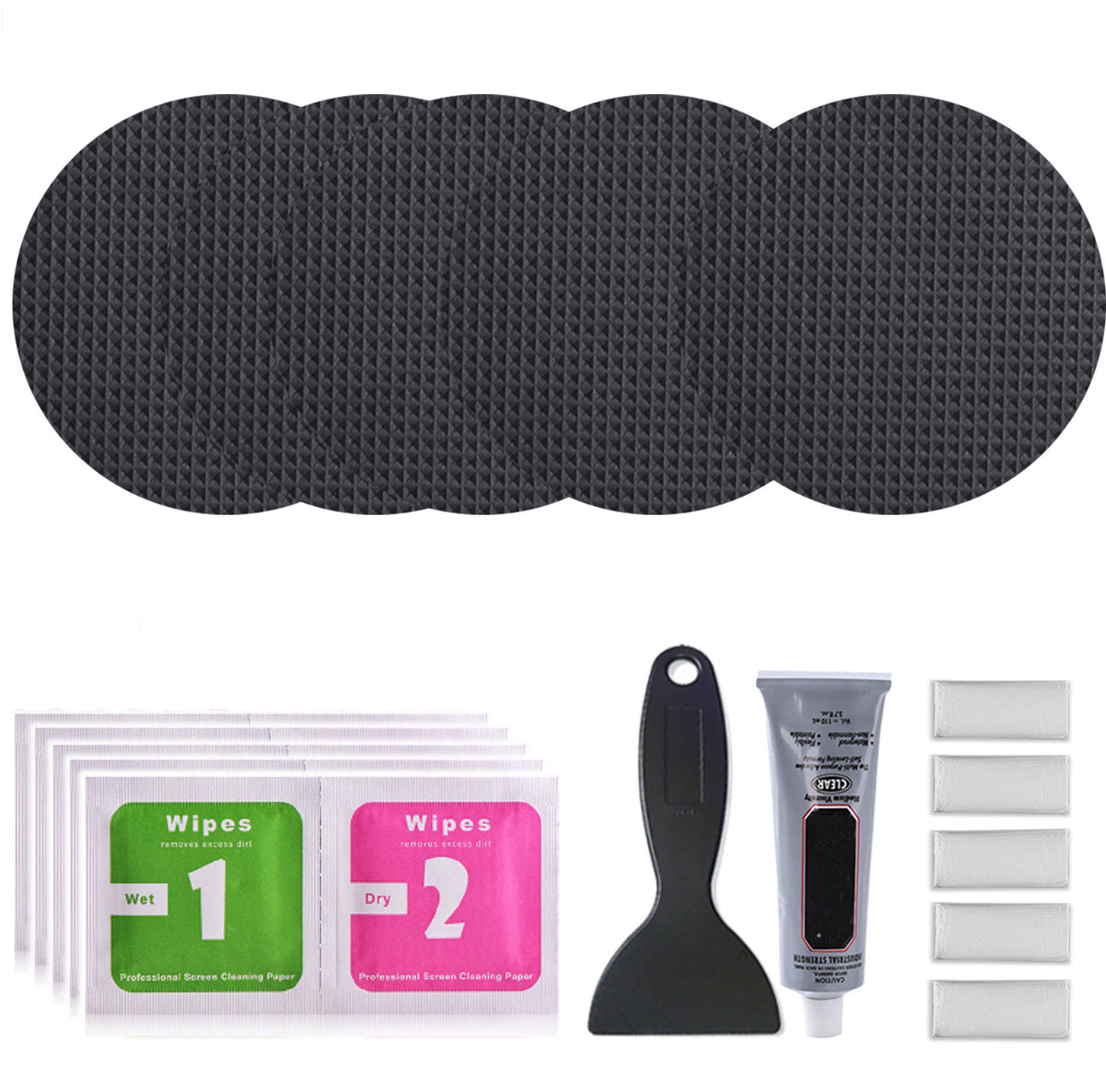 Round Trampoline Patch Repair Kit for Holes or Tears