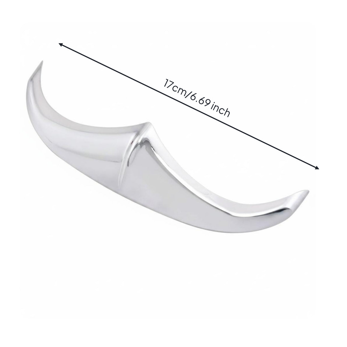Front Mudguard Tip Accent Streamlined Motorcycle Mudguard Tip Trim Curved