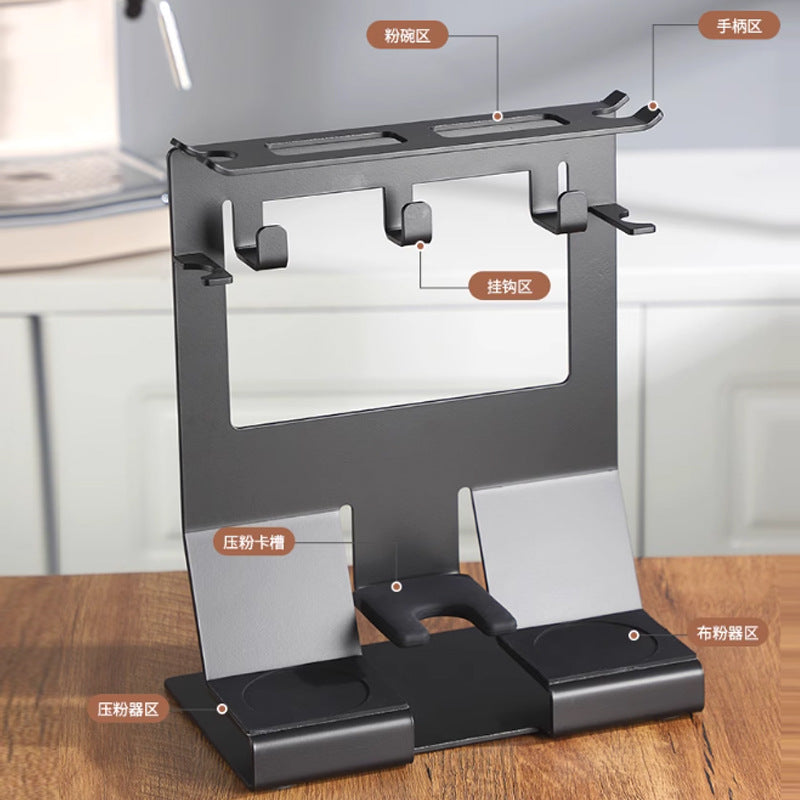 choxila Modern Iron Coffee Bar Organizer Rack for Accessories