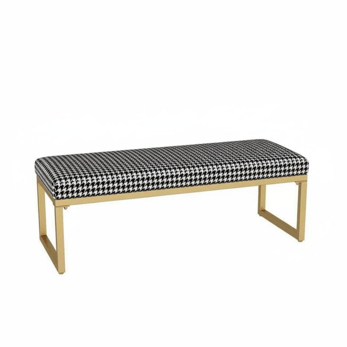 Entryway Changing Bench Multi-Purpose Long Stool Cushioned Seat Sturdy Construction for Homeowners, Hair Salon Shop