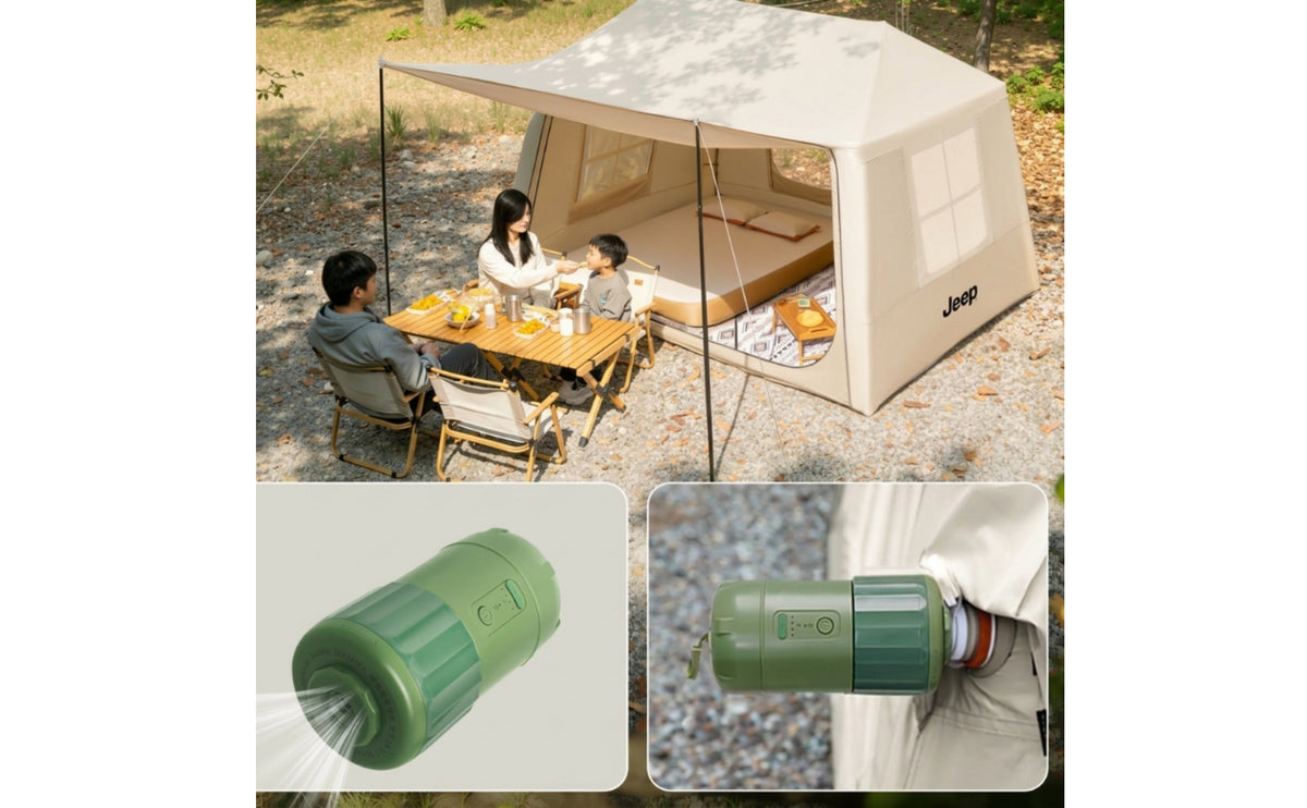 Walk-in Height Air Tent with Pump Spacious Inflatable Tent with Awning Automatic Inflatable Cabin Large for Outdoor