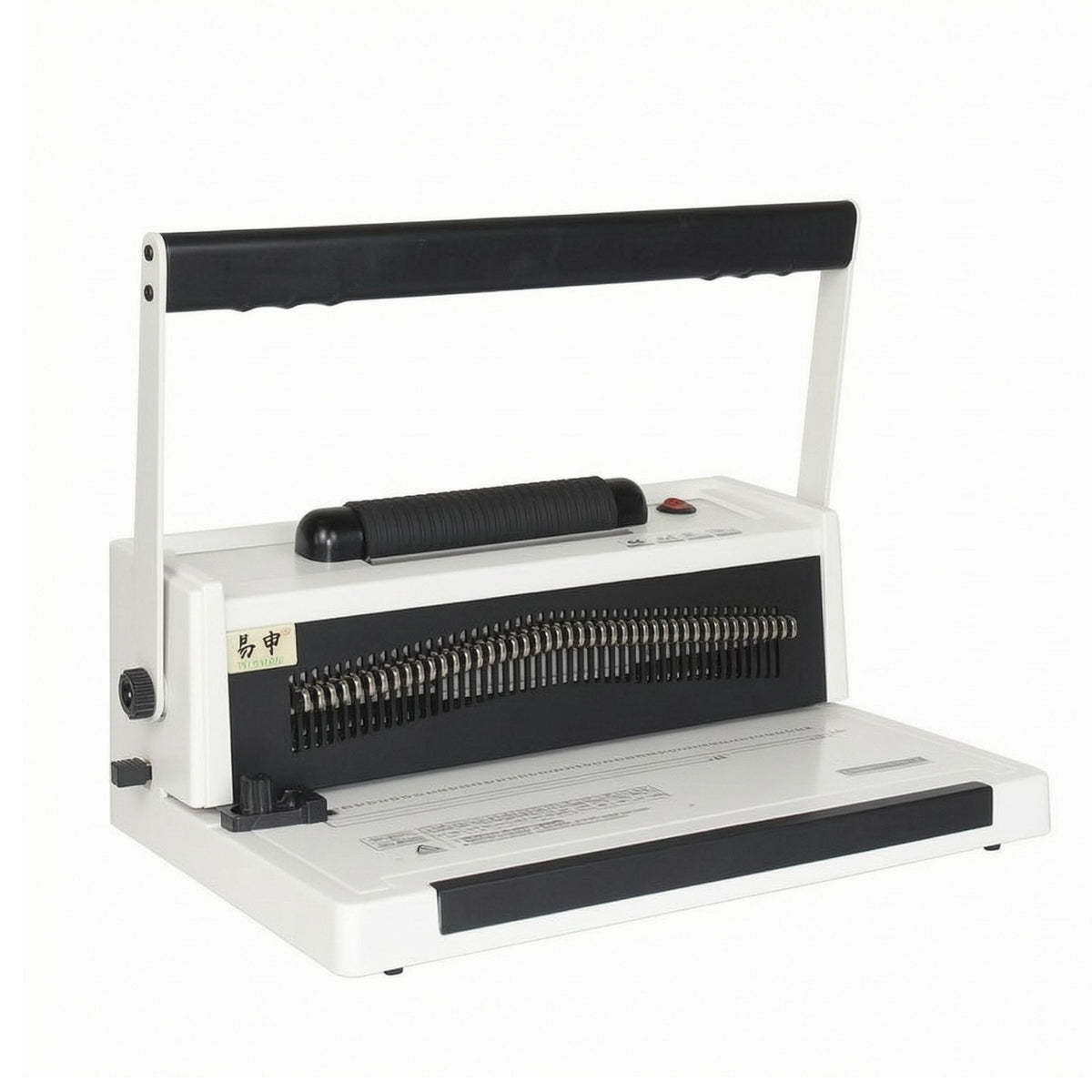 46-Hole Coil Binding Machine Fixed Frame Electric Coil Binder Beginner Friendly