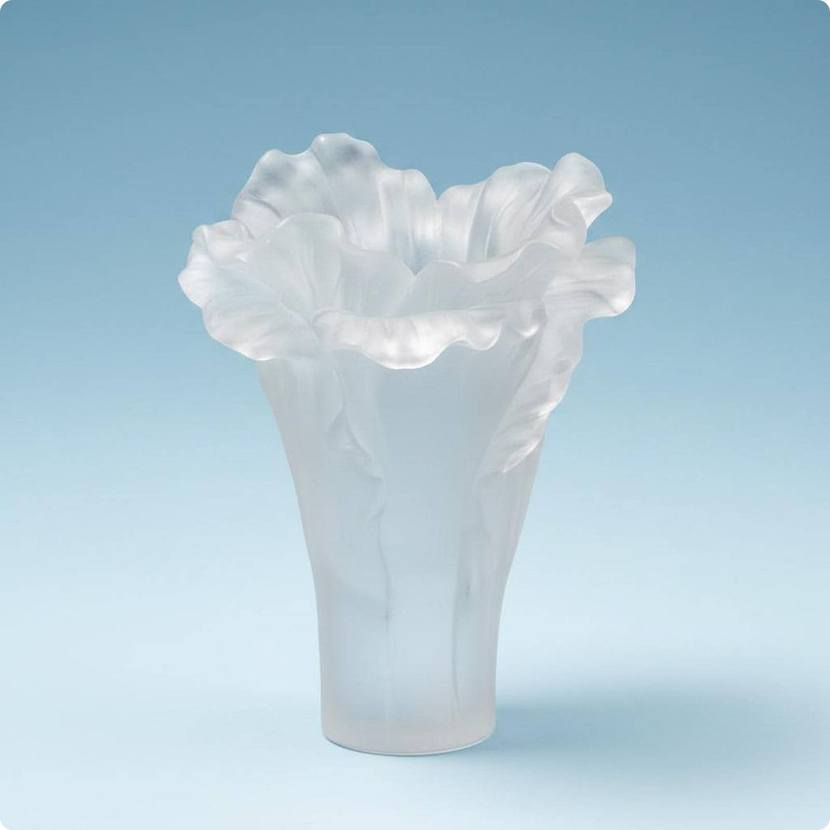 Art Glass Vase Translucent Home Decor Handmade