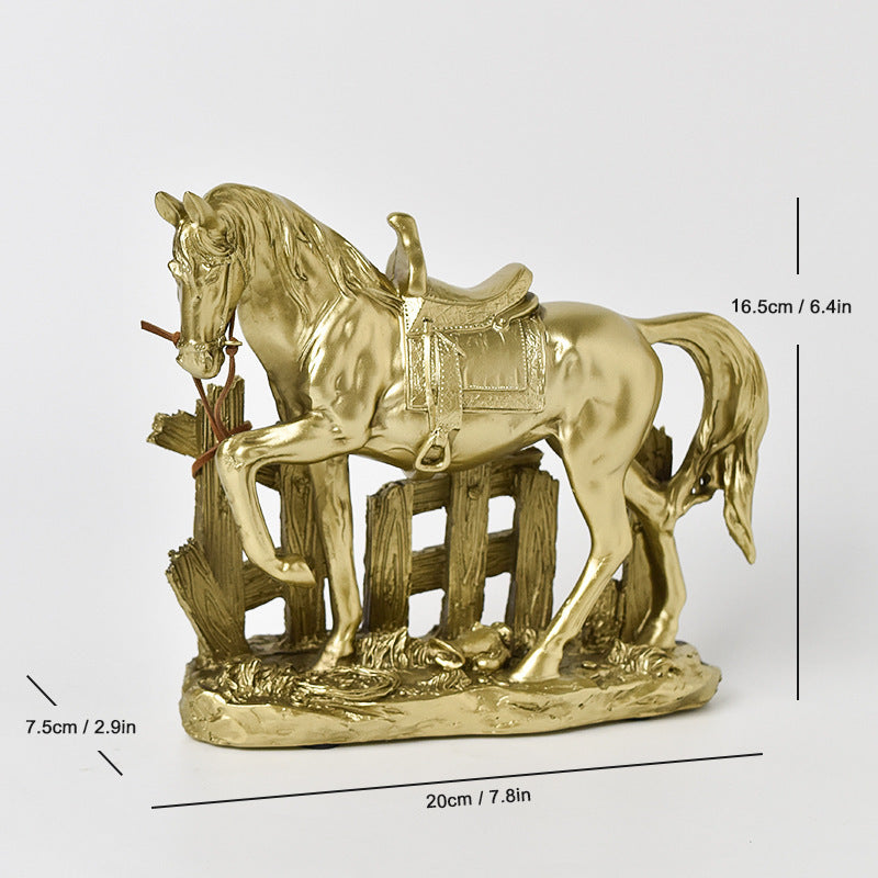 Encl Horse Bronze