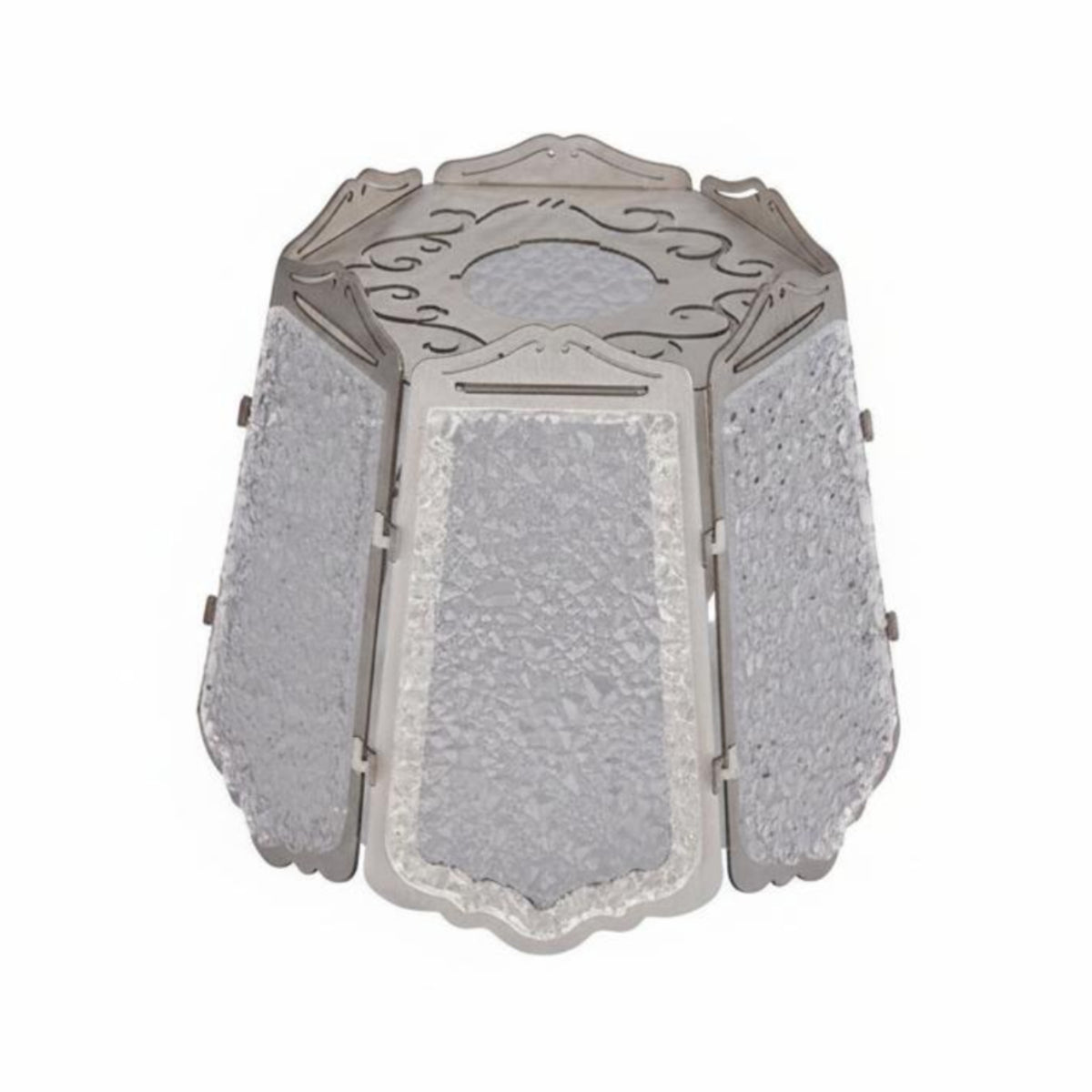 Honey-Toned Glass Lantern Shade Replacement Part Retro Glass Lantern Cover Easy to Clean Lighting Accessory for Campers