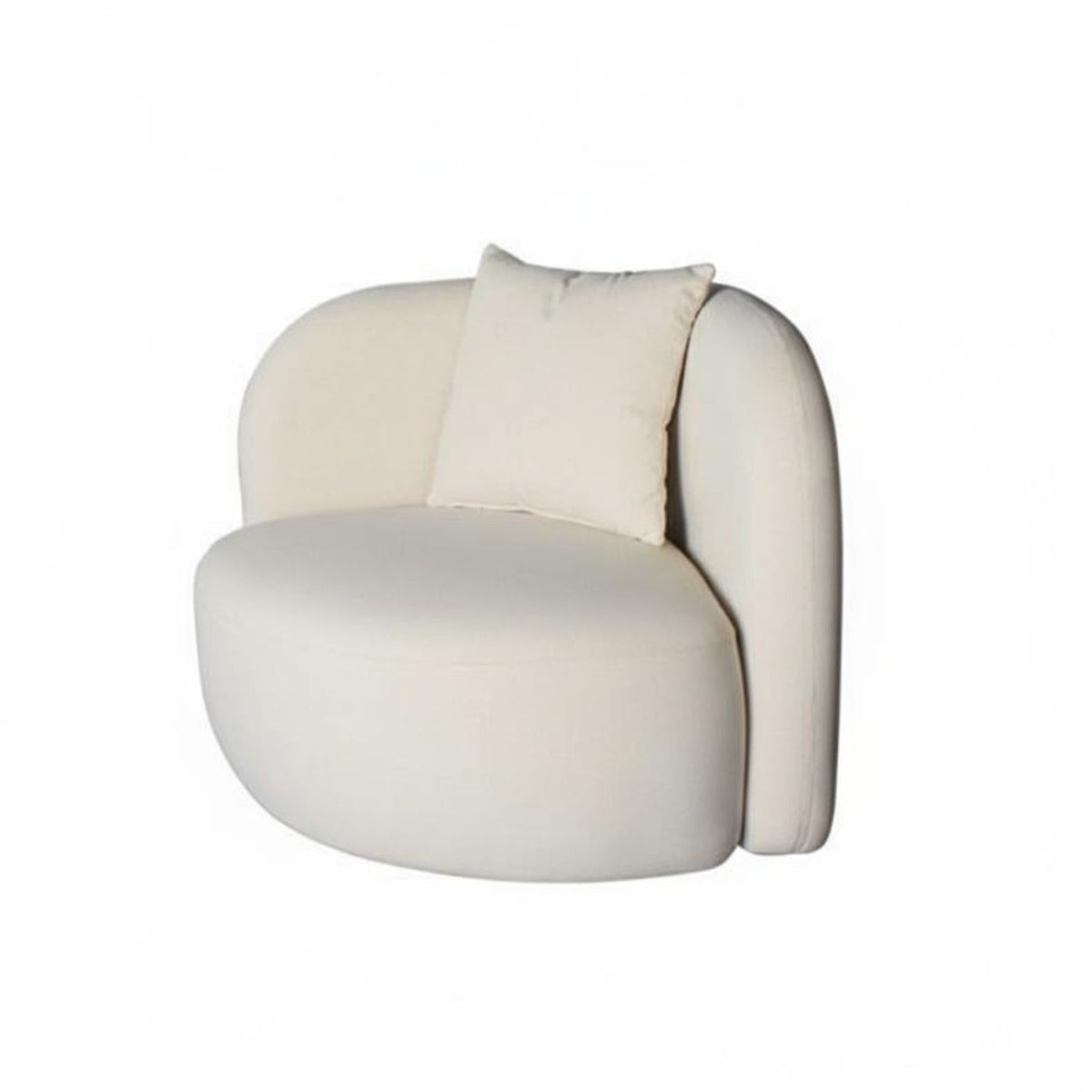Nordic aesthetic Curved 2-Seater Sofa Modern Minimalist Curved Settee Artistic Design Loveseat Sculptural Shape for Apartment Dwellers, Interior Decorators, Living Room, Reception Area, Bimmediatelyique, Office Lobby