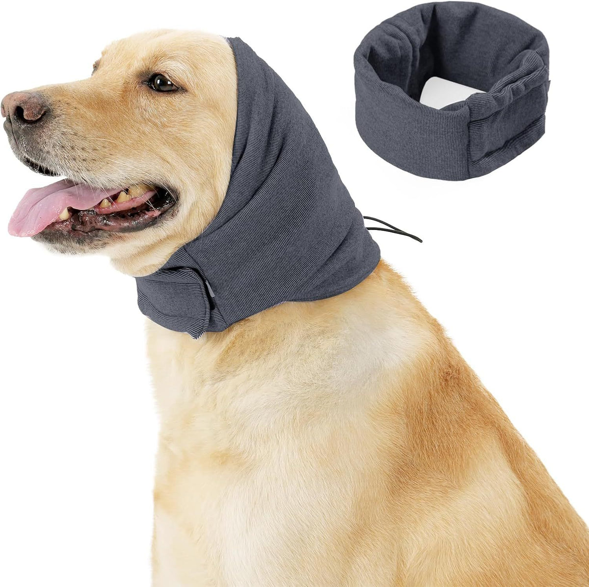 Adjustable Noise Reduction Ear Muffs for Dogs Calming Headgear