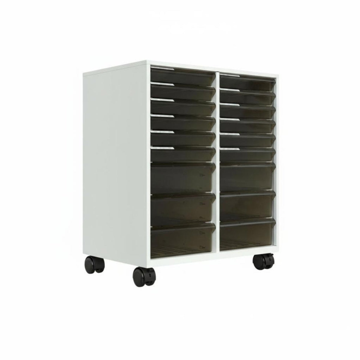 Mobile Filing Cabinet Easy to Sort Mobile File Cabinet Recessed Handles