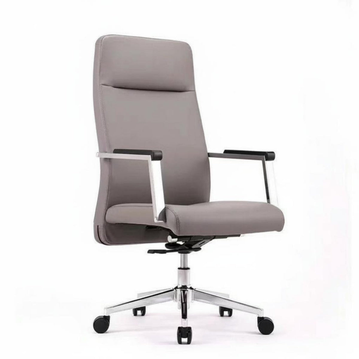 Waist-Highrear Managerial Wheeled Chair Adjustable Height Rotate Seat Modern and Design Tilt Control for Managers, Students