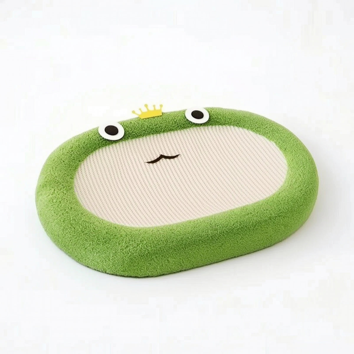 Oval Cat Scratcher Bed Natural Cat Scratching Bed Cozy Pet Furniture Long-Lasting for Cats, Living Room
