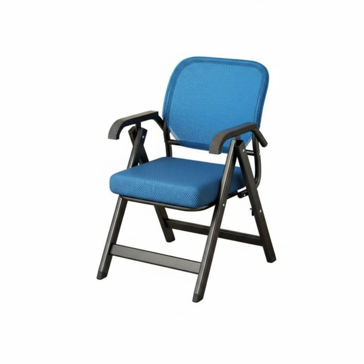 4 Pieces Mesh Rear Game Chair Foldable Mesh Rear Four Chair No Assembly Required Sturdy Steel Frame for Home, Living Room