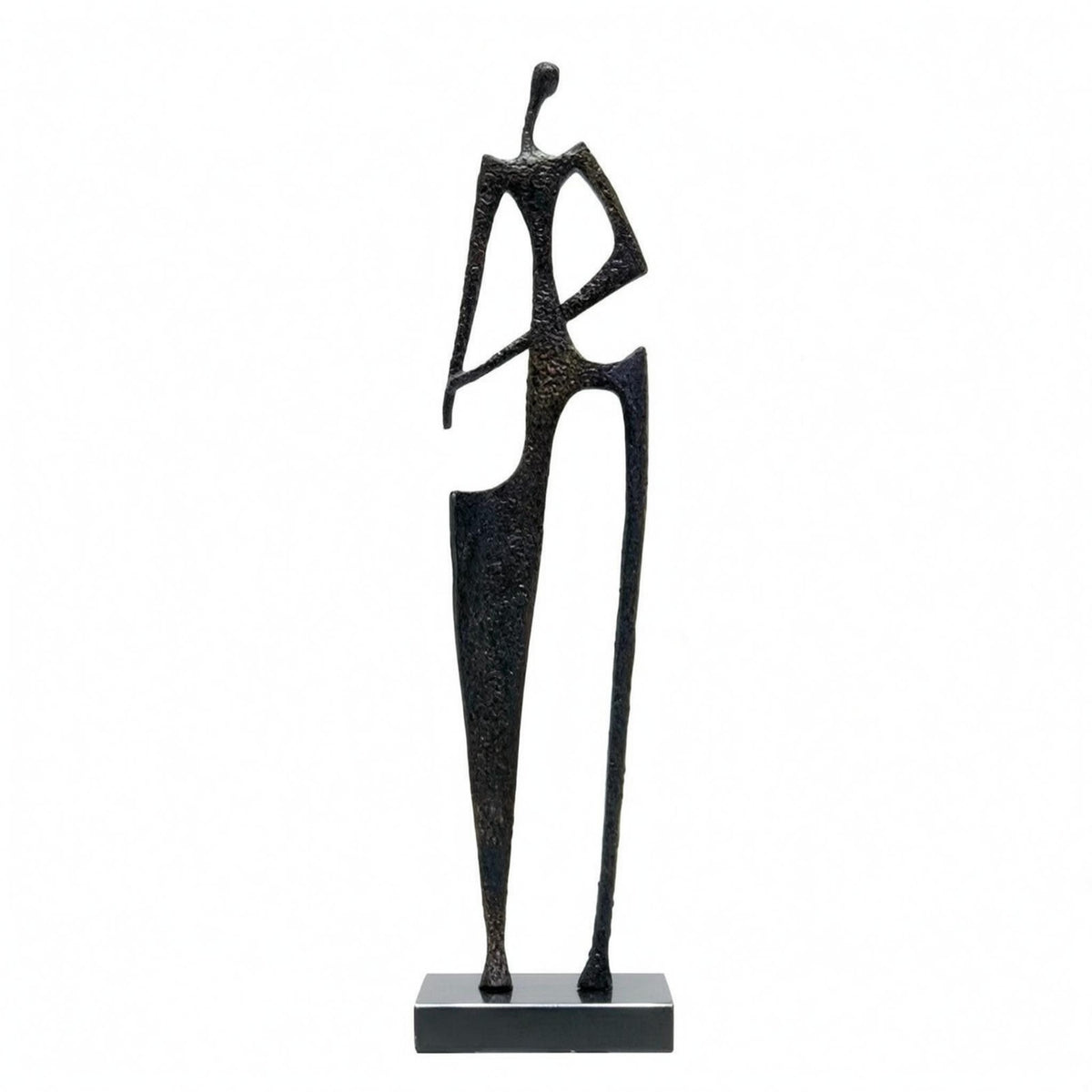Abstract Human Sculpture Modern Standing Figure Ornament Collectible Human Figure Sculpture for Entryway