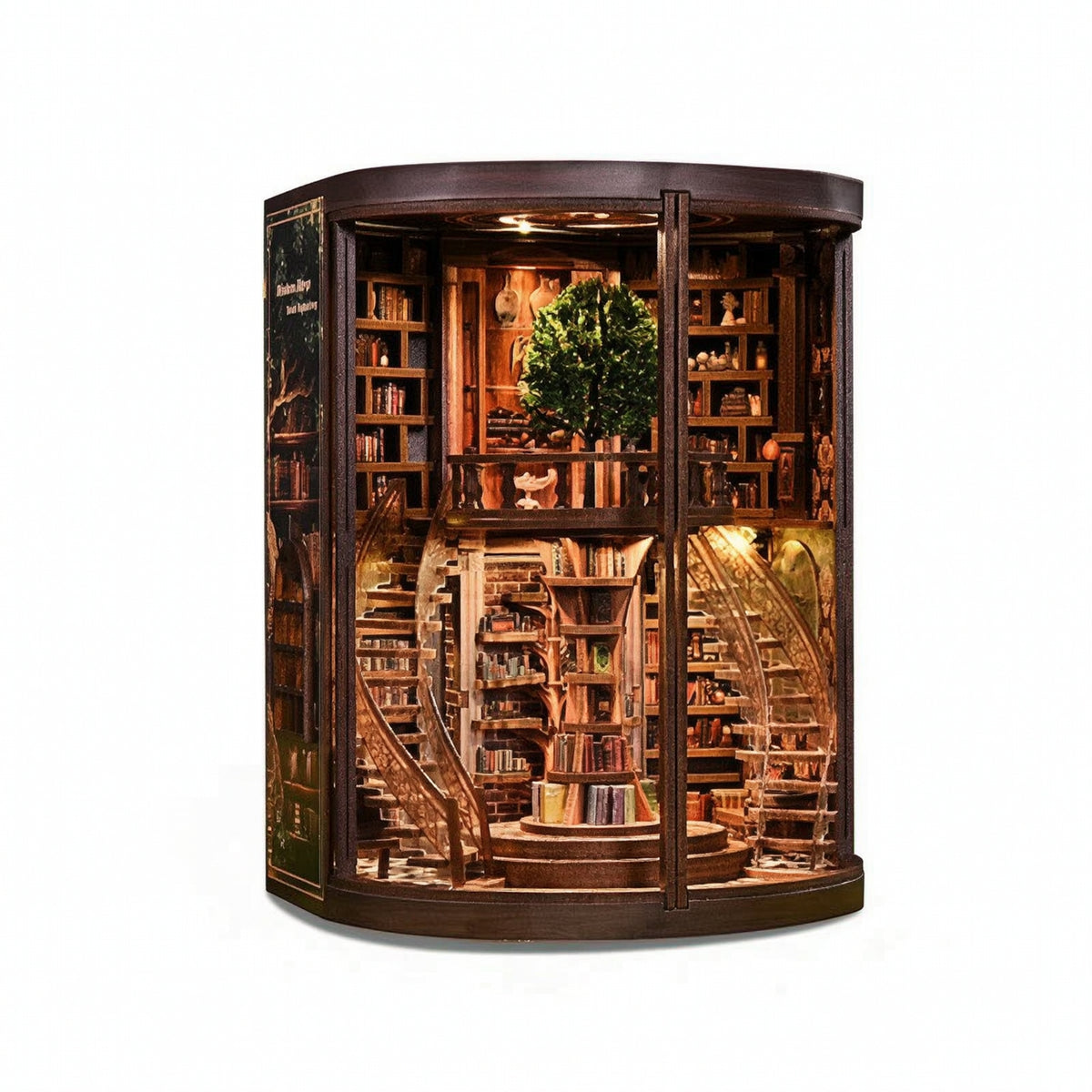 Book Nook with Light Lighted Toy Decorative for Crafters
