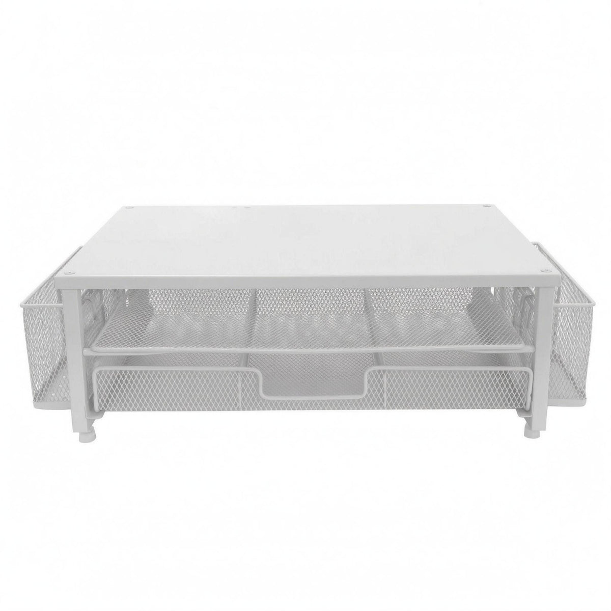 Monitors Stand Riser Organizer Mesh Desktop Organizer Rectangular Computer Stand Riser