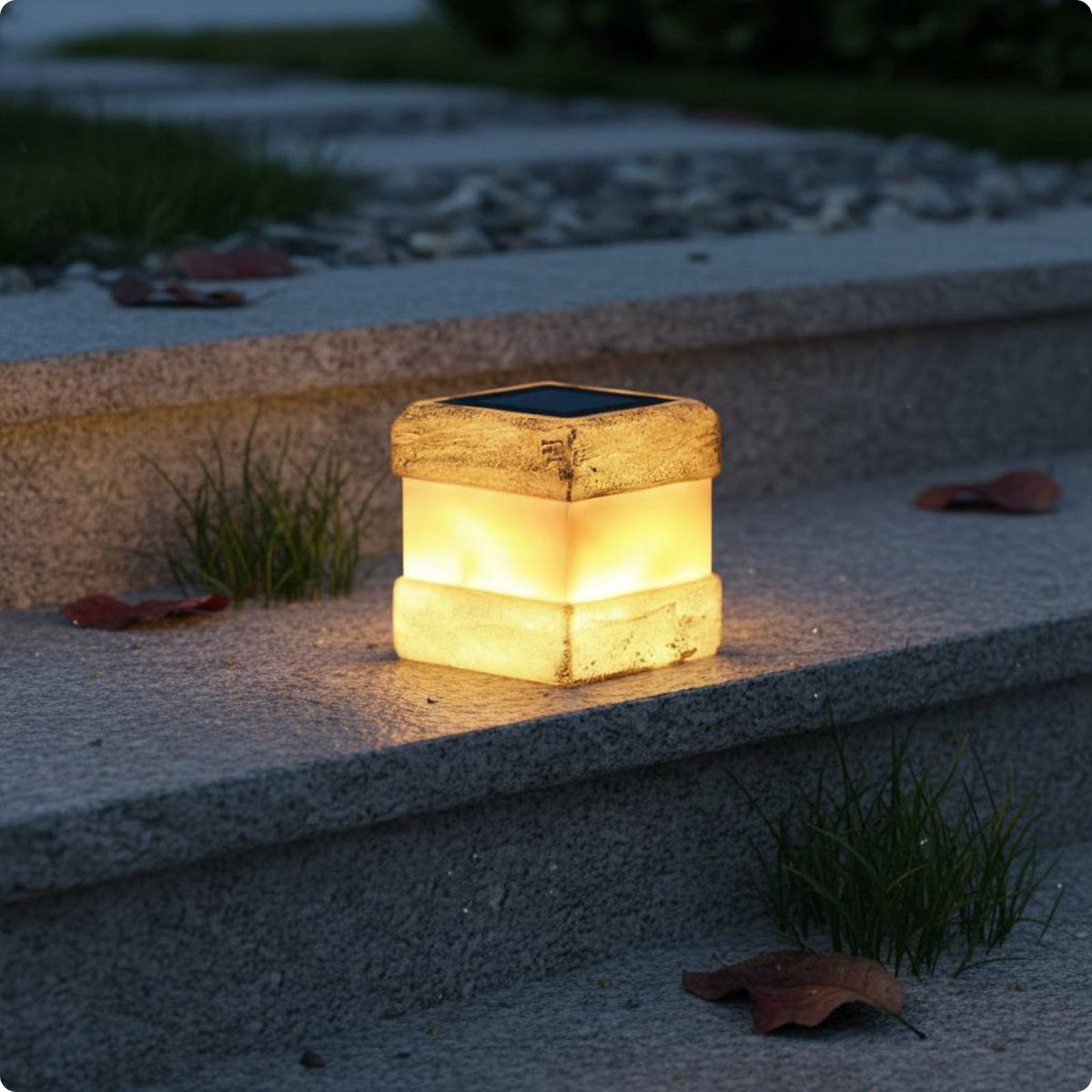 Sunstone Light LED Cobblestone Garden Lamp Waterproof for Yard