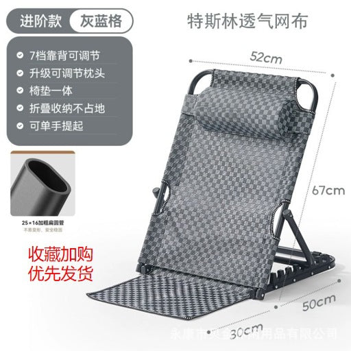 Gray Blue Plaid / High Breathable Wo