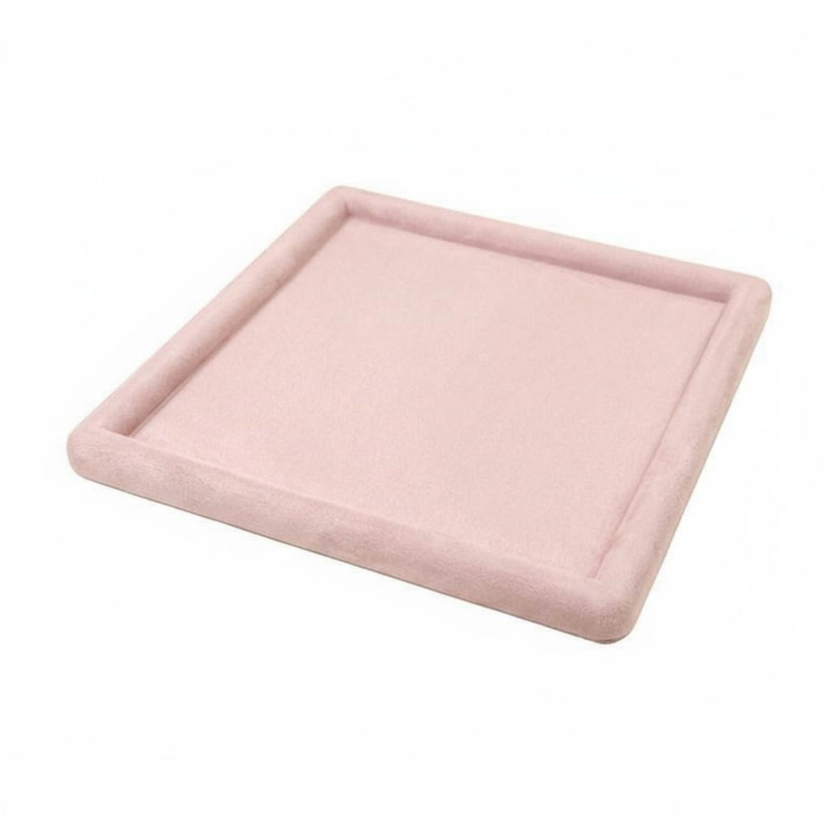 Elegant Design Velvet Jewelry Tray Scratch-Safe Protection Velvet Band Tray Stackable for Boutique Owners, Men, Dresser Top, Bedroom, Closet