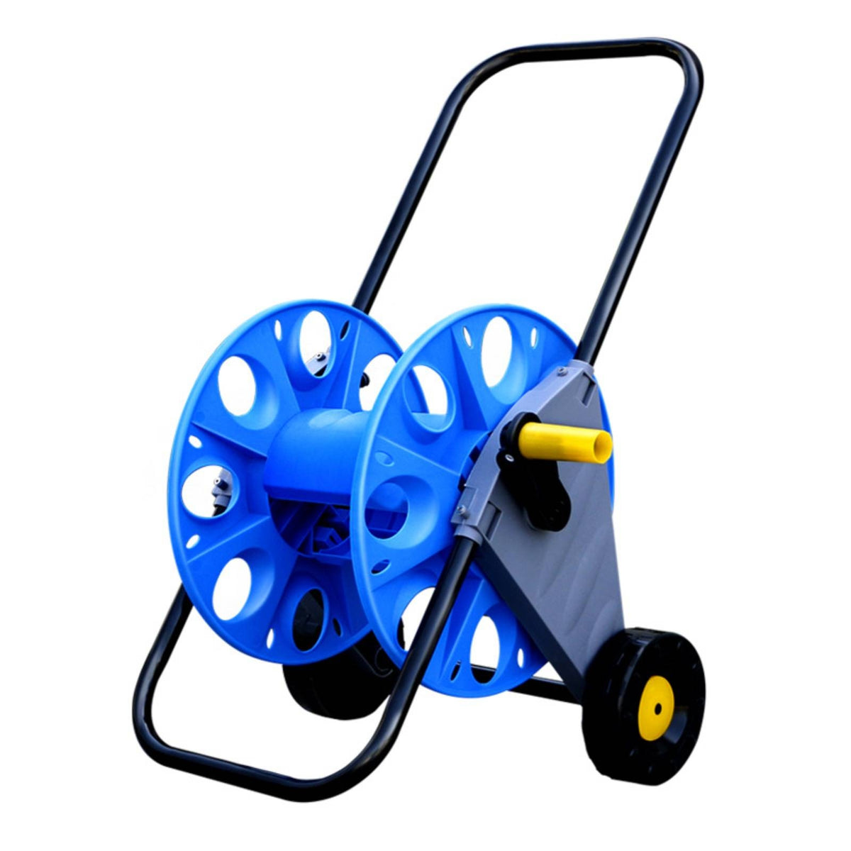 Freestanding Hose Reel Cart Hand-Push Garden Hose Reel Cart Portable for Yard