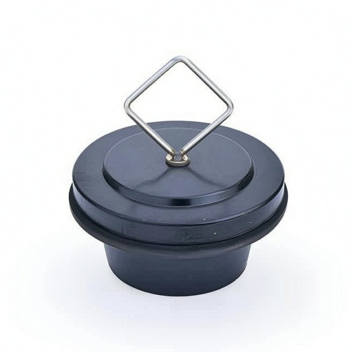 Drainage Plug with Stainless Steel Handle Rust-Resistant Rubber Drainage Plug Stable for Pig Farms