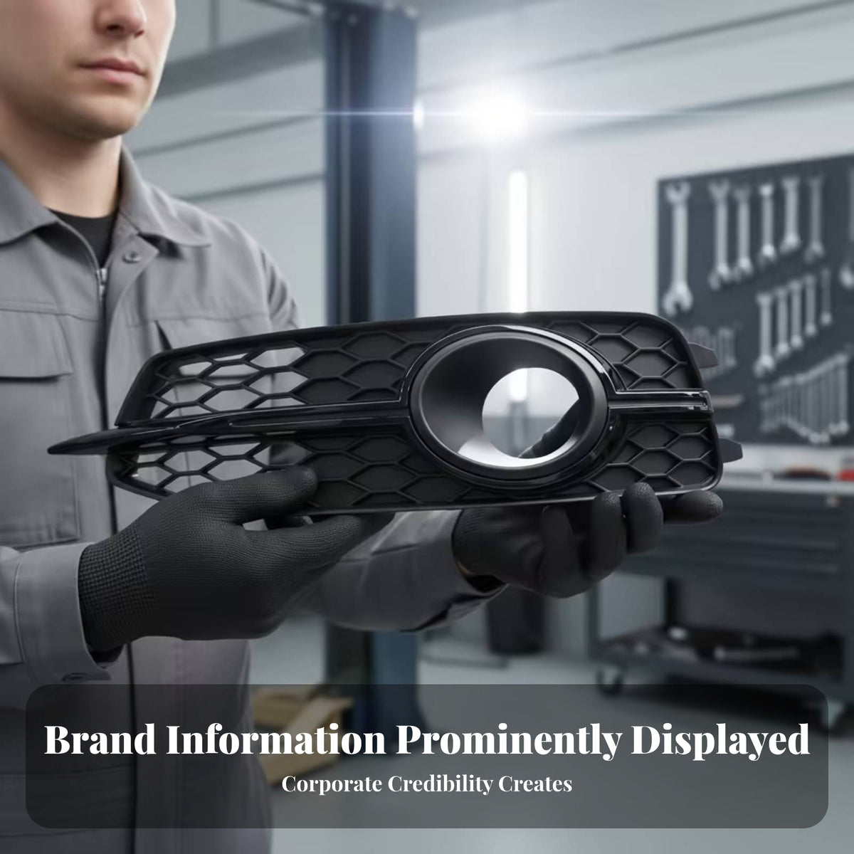 Front Lower Grille Insert Honeycomb Grille Insert Tapered Shape