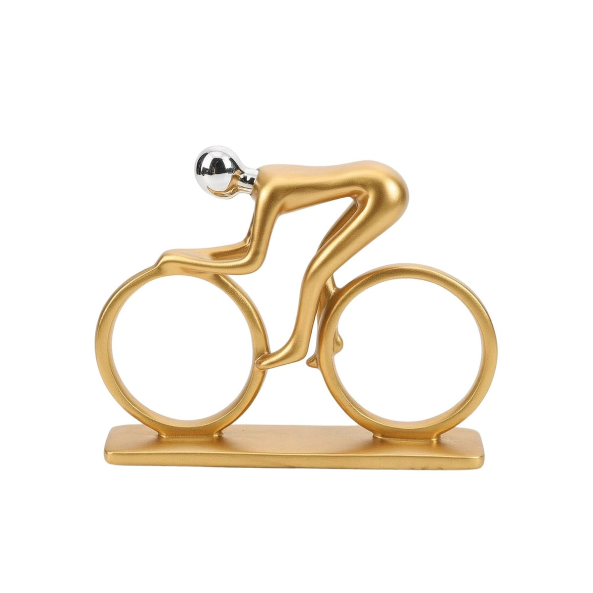Cyclist Figurine Freestanding Bike Figurine Decorative for Living Room