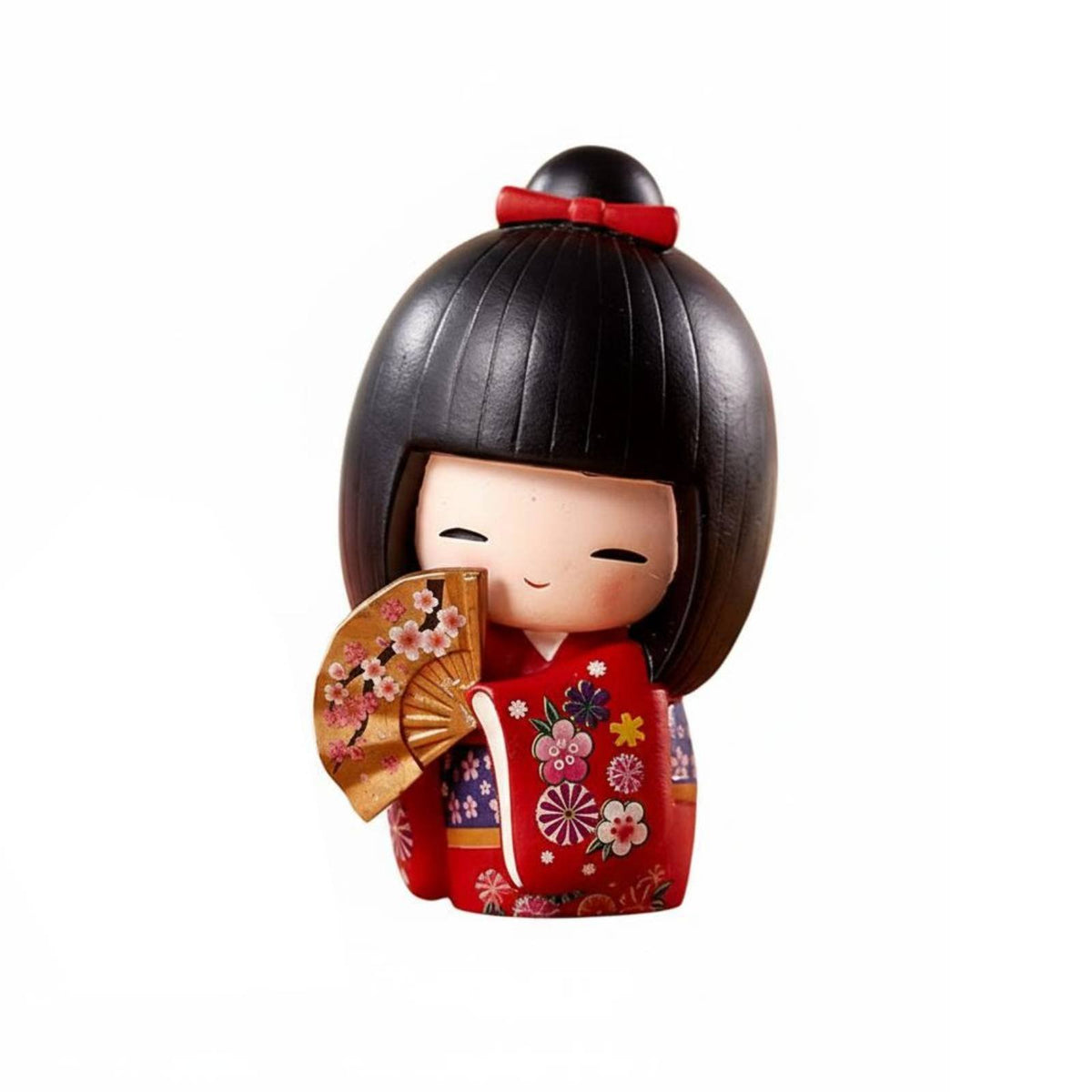 Japanese Kimono Doll Adorable Design Japanese Kimono Girl Figurine Cute Girl Decoration Decorative Kokeshi Design Doll Great