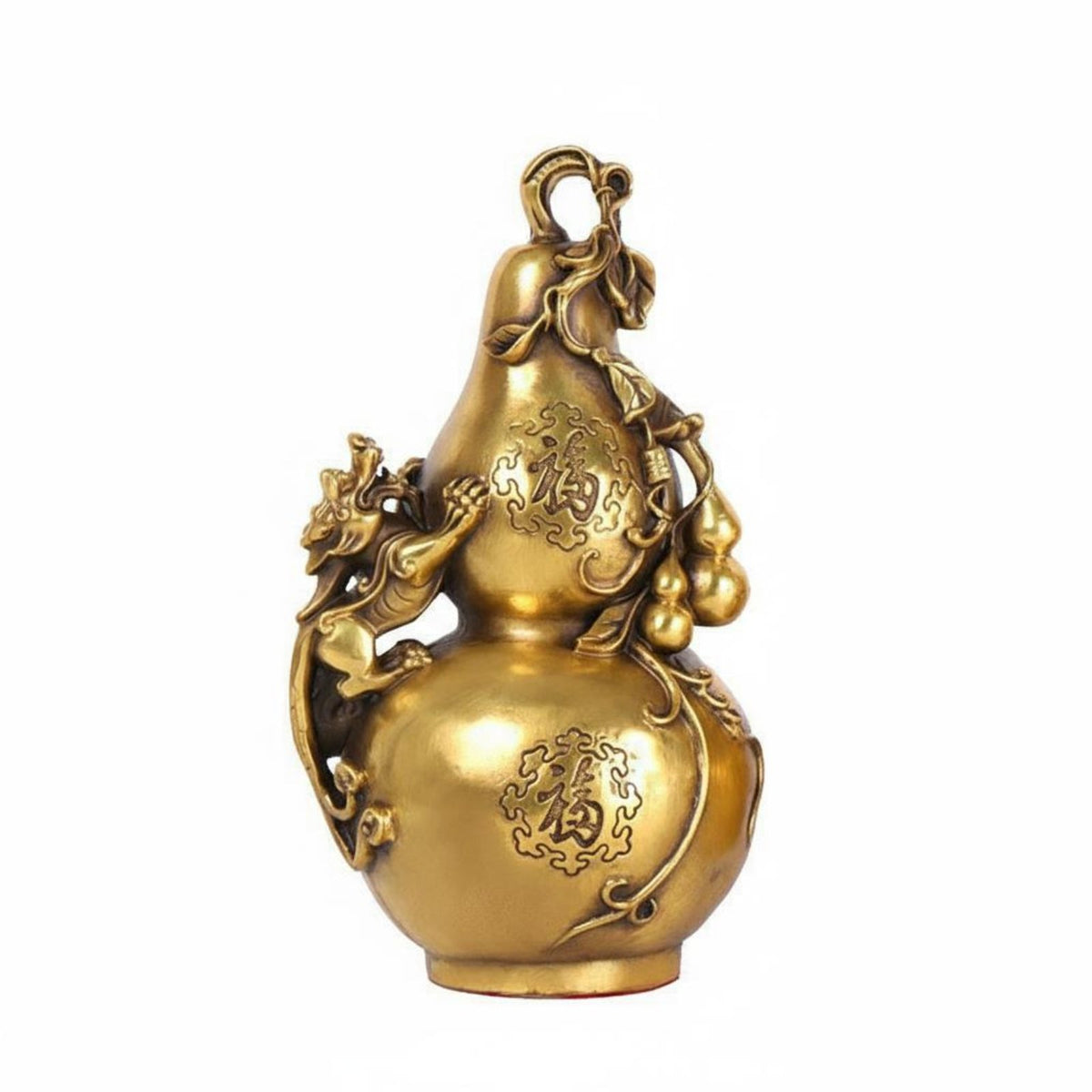 Fortune Guardian Statue Gourd Sculpture Housewarming Gift Wealth Frog Gourd