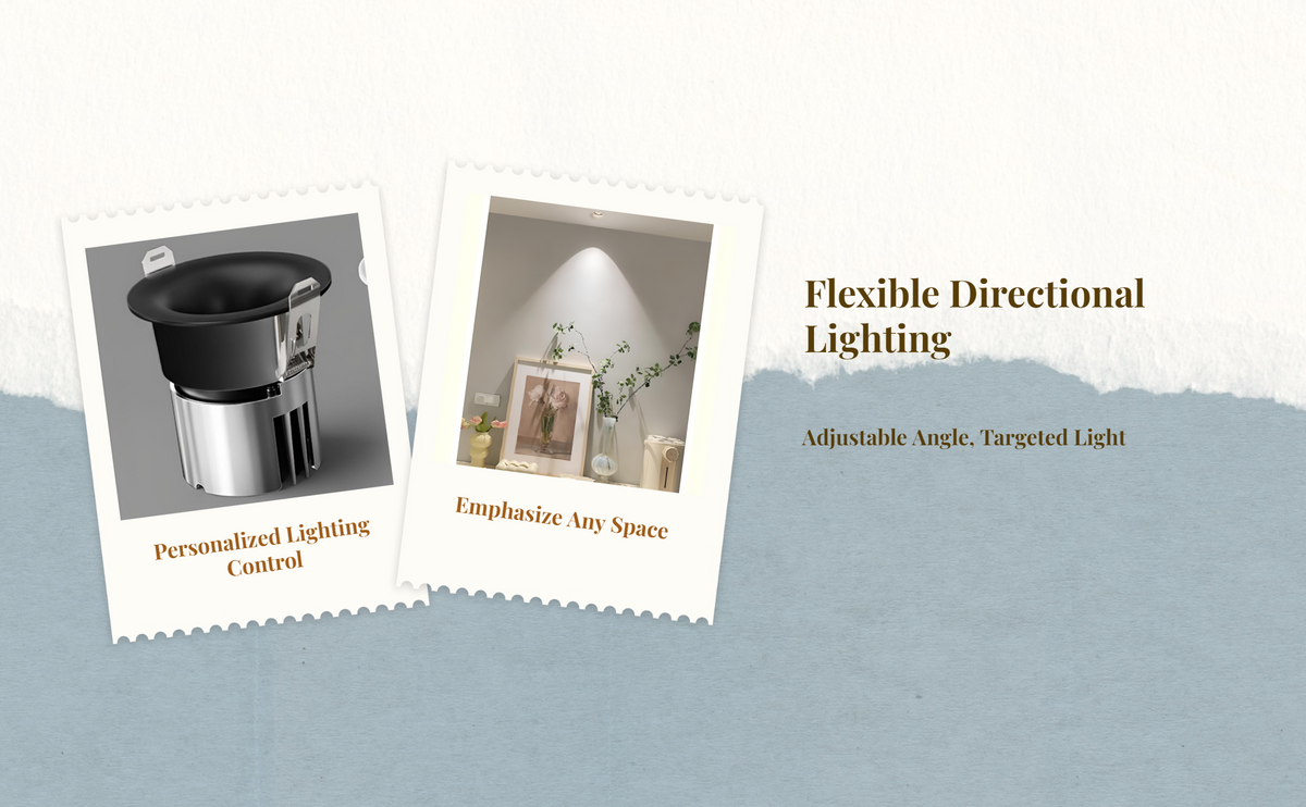 Adjustable anti-glare downlight
