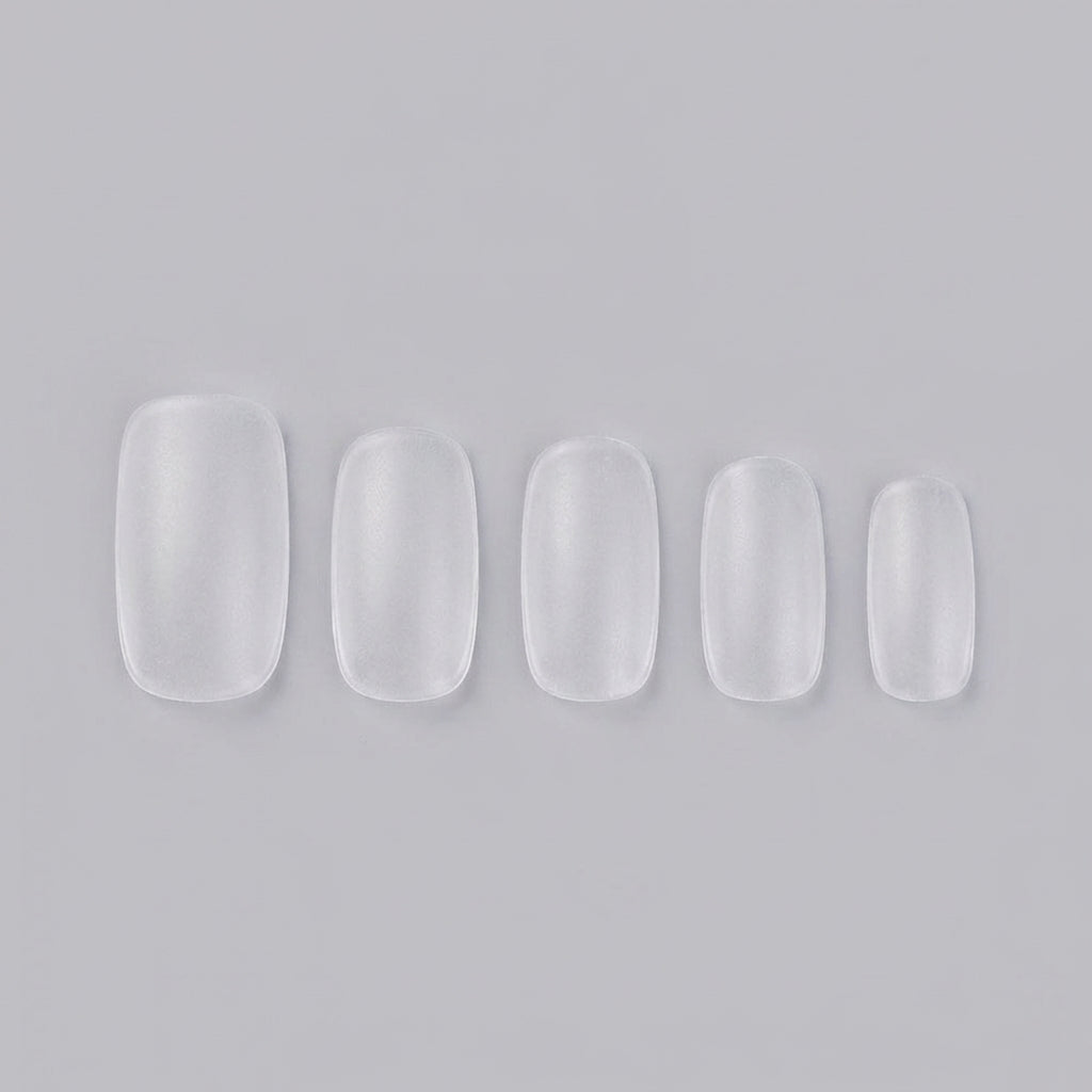 Nail for Manicure and Home Use, Artificial 100 Pieces with Matte Finish Extensions for Technicians, No Filing Required, Transparent