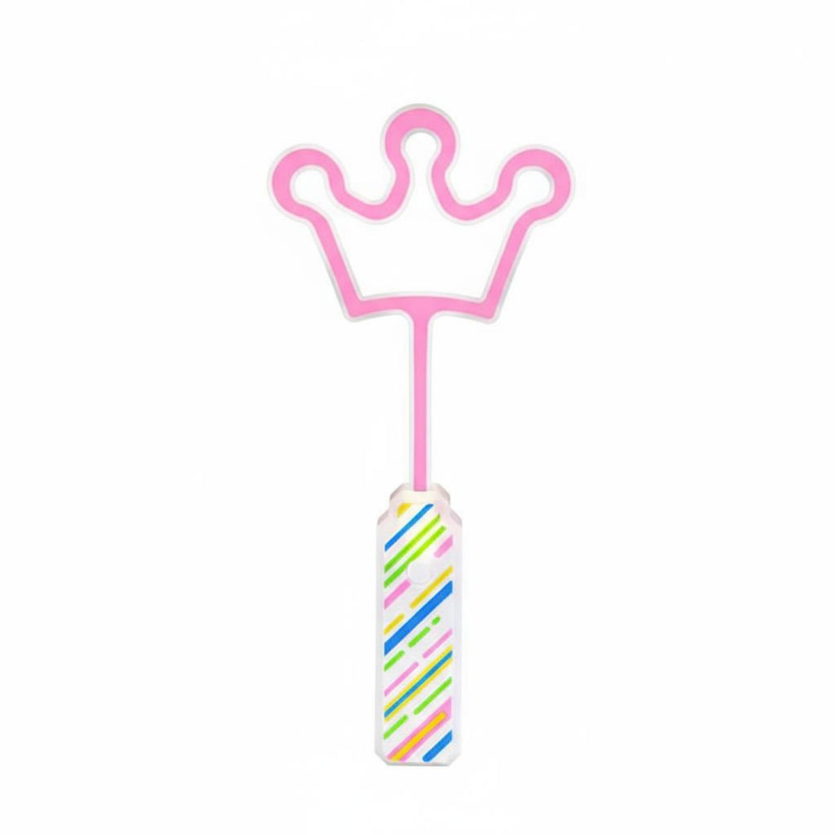 Illuminated Crown Glow Stick Colorful Lighting Luminous Fairy Glow Stick Flashing Crown Toy Battery Powered Multicolor